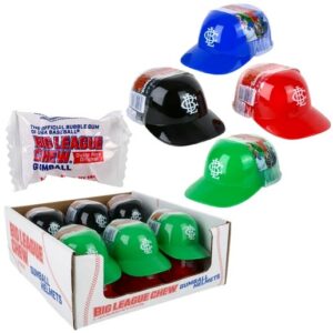 Big League Chew Baseball Helmet Filled Gumballs 12ct